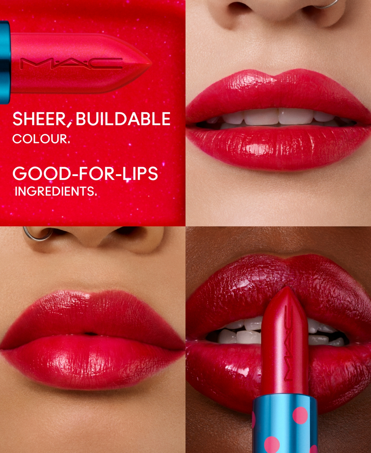 Mac X Disney Lustreglass Sheer-shine Minnie & Daisy Lipstick