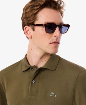 Men's Classic Fit Long-Sleeve Polo Shirt