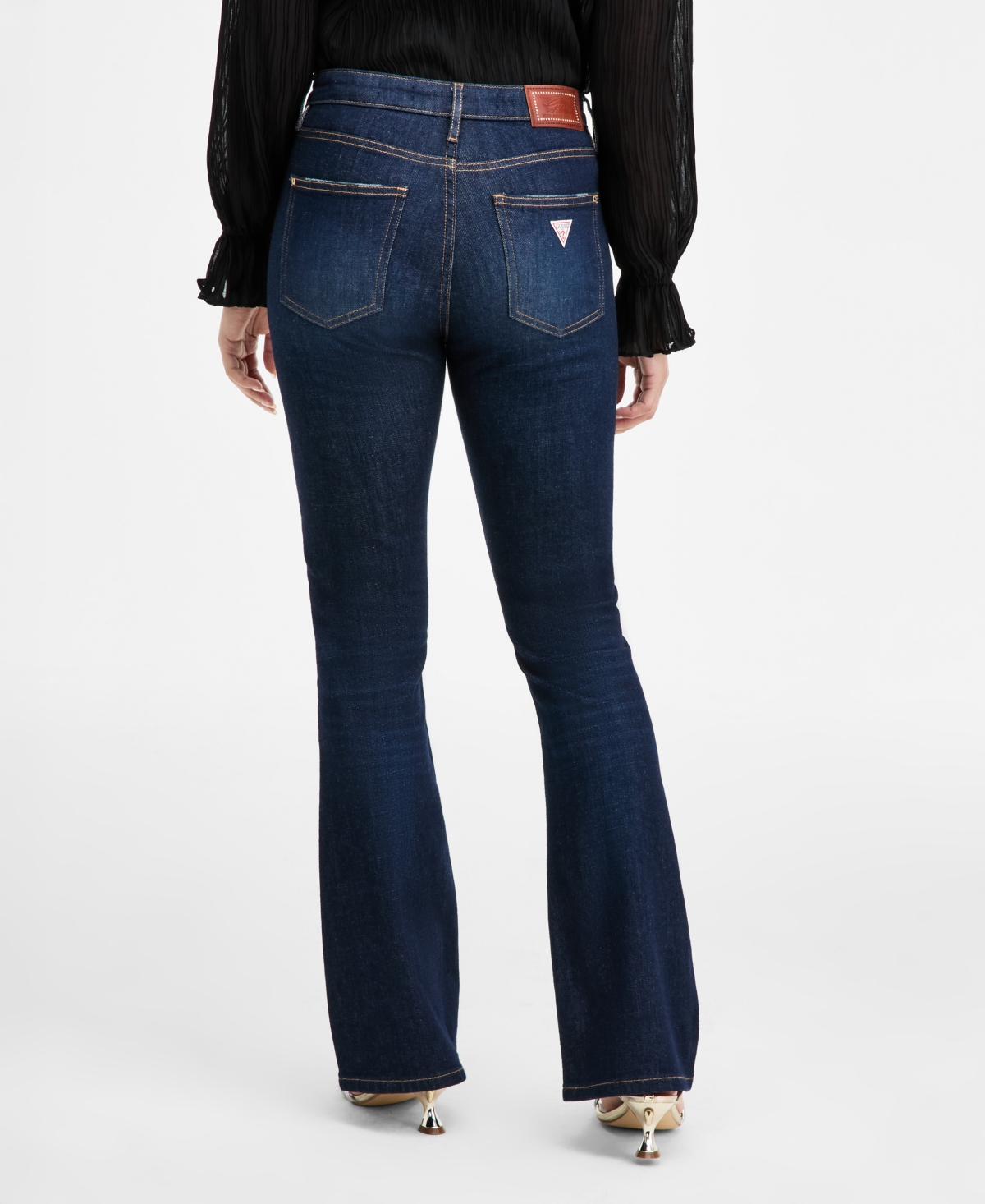 Guess Women's Sexy High-Rise Flare-Leg Jeans