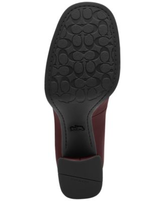 Women's Sculpted Block Heel Pumps