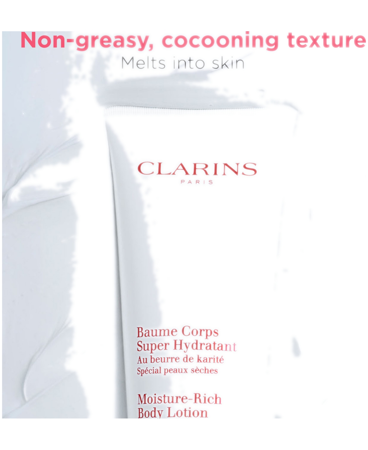 Clarins Moisture-Rich Hydrating Body Lotion Luxury Size, 13.1 oz.