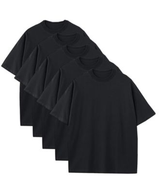 Men's 5-Pack Oversized Crewneck T-Shirt