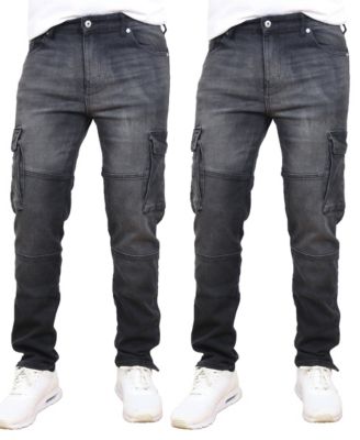 Men's 2-Pack Stretch Cargo Pocket Jeans