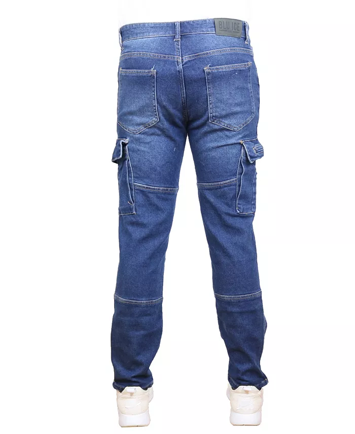 Men's Stretch Cargo Pocket Jeans - thumbnail 5