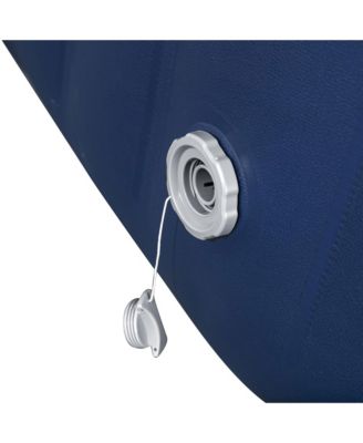 Coleman Atlantis AirJet Square Inflatable Hot Tub with EnergySense Cover, Blue