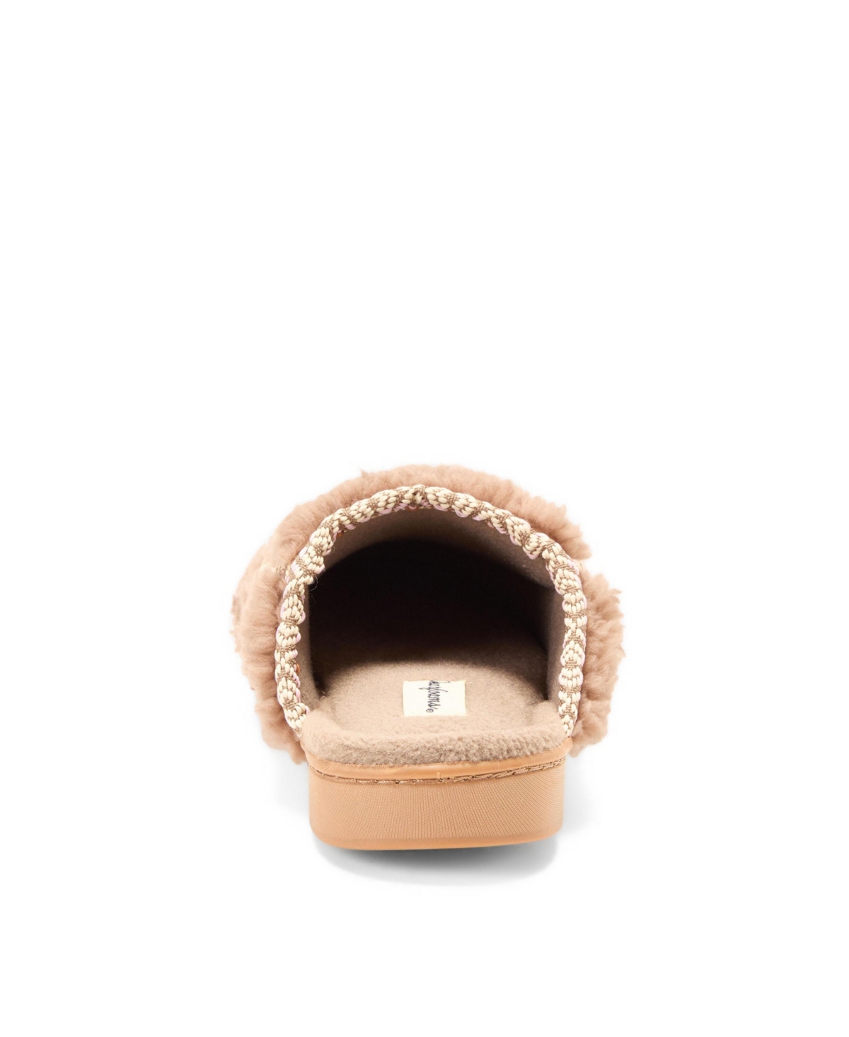 Dearfoams Women's Raven Teddy Scuff Slipper