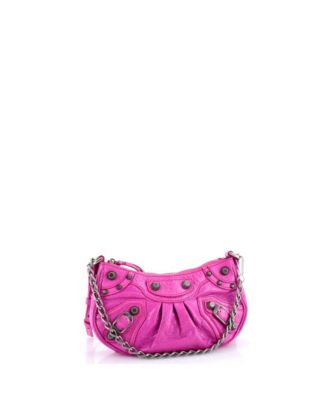 Mini Le Cagole Giant Studs Shoulder Bag Leather