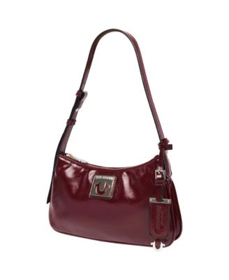 Crinkle Finish Shoulder Bag