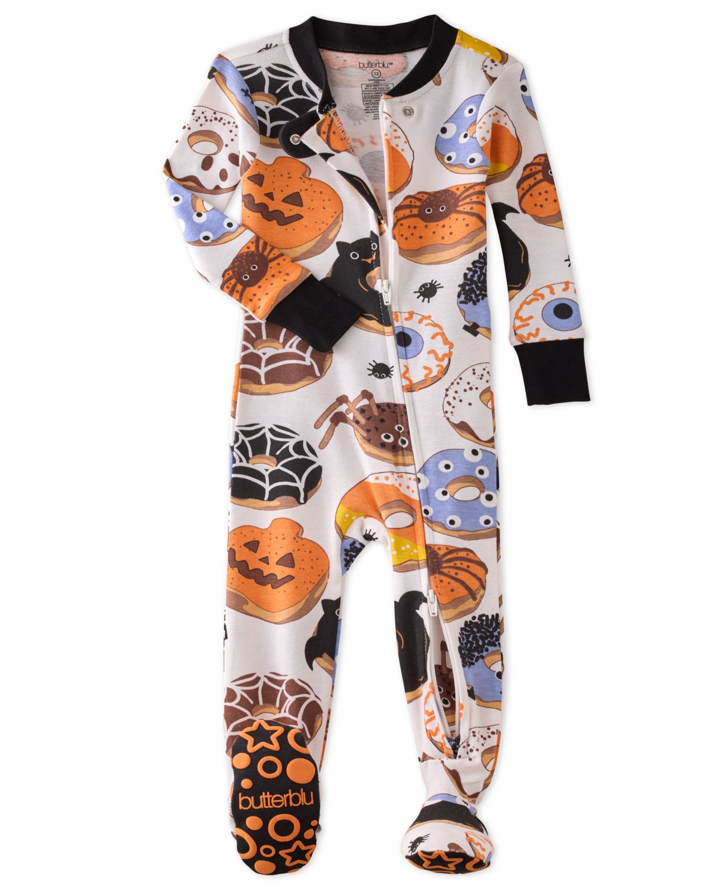 Baby Cruz Halloween Cotton Snug-Fit Footed Pajamas