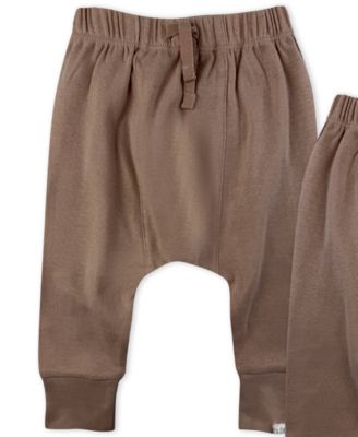 Baby Boys' and Girls' Cotton Jogger Pants, 4-Pack Set