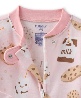 Baby Girls Cruz Cotton Snug-Fit Footed Pajamas