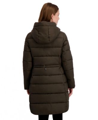Women's Laundry By Shelli Sega Long Puffer Coat