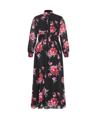 Plus Size Alexandra Print Maxi Dress