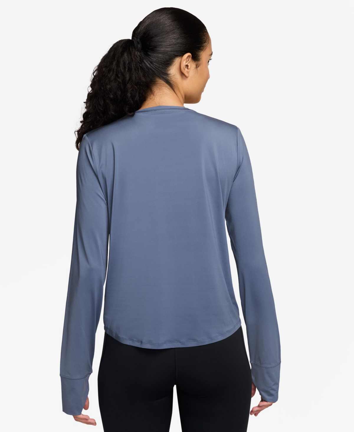 Nike Women's One Classic Dri-fit Long-sleeve Top In Blue