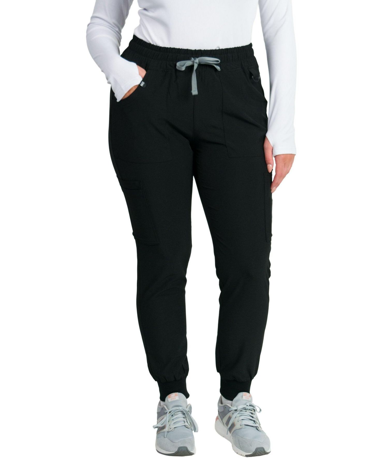Women's 4-Way Stretch Jogger Scrubs Pant with 8 Pockets