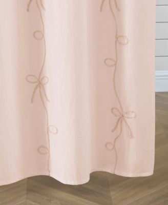 Sasha Bows Cotton Shower Curtain, 72" x 72"
