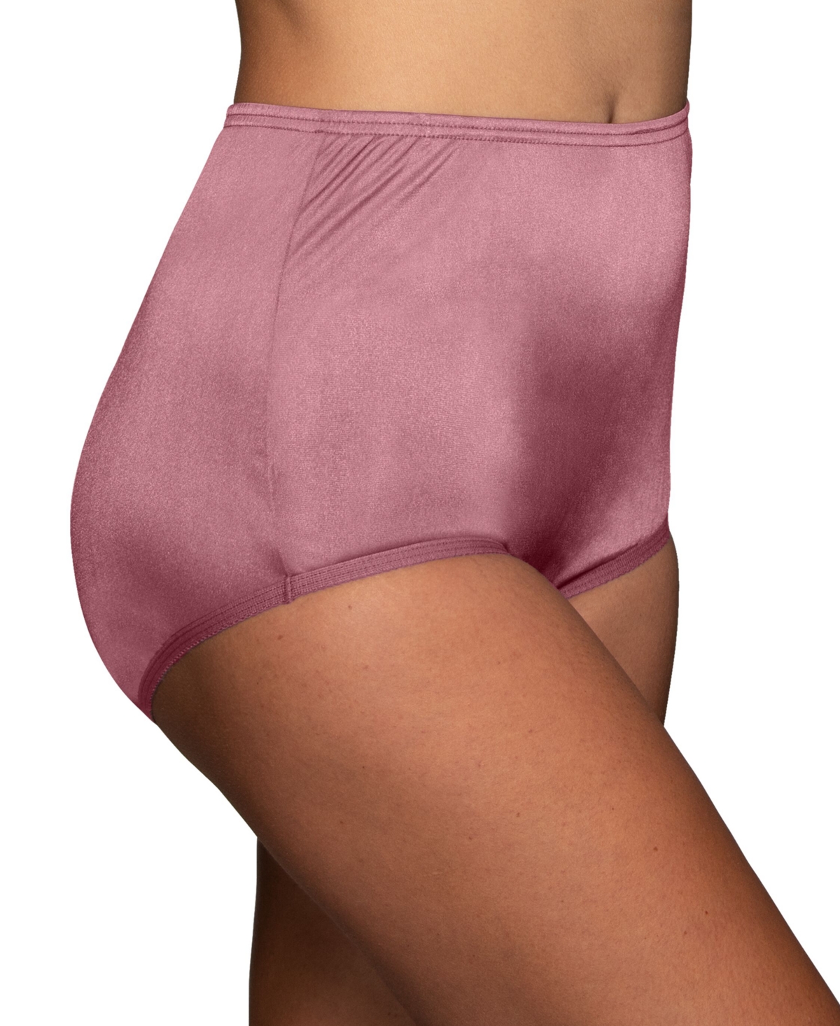 Vanity Fair Lingerie Vanity Fair Perfectly Yours Ravissant Nylon Full Brief Underwear 15712, Extended Sizes In Purple
