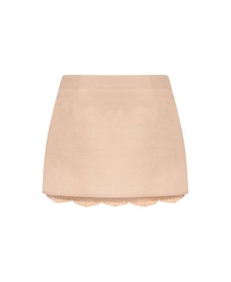 Women's Embroidered Mini Skirt