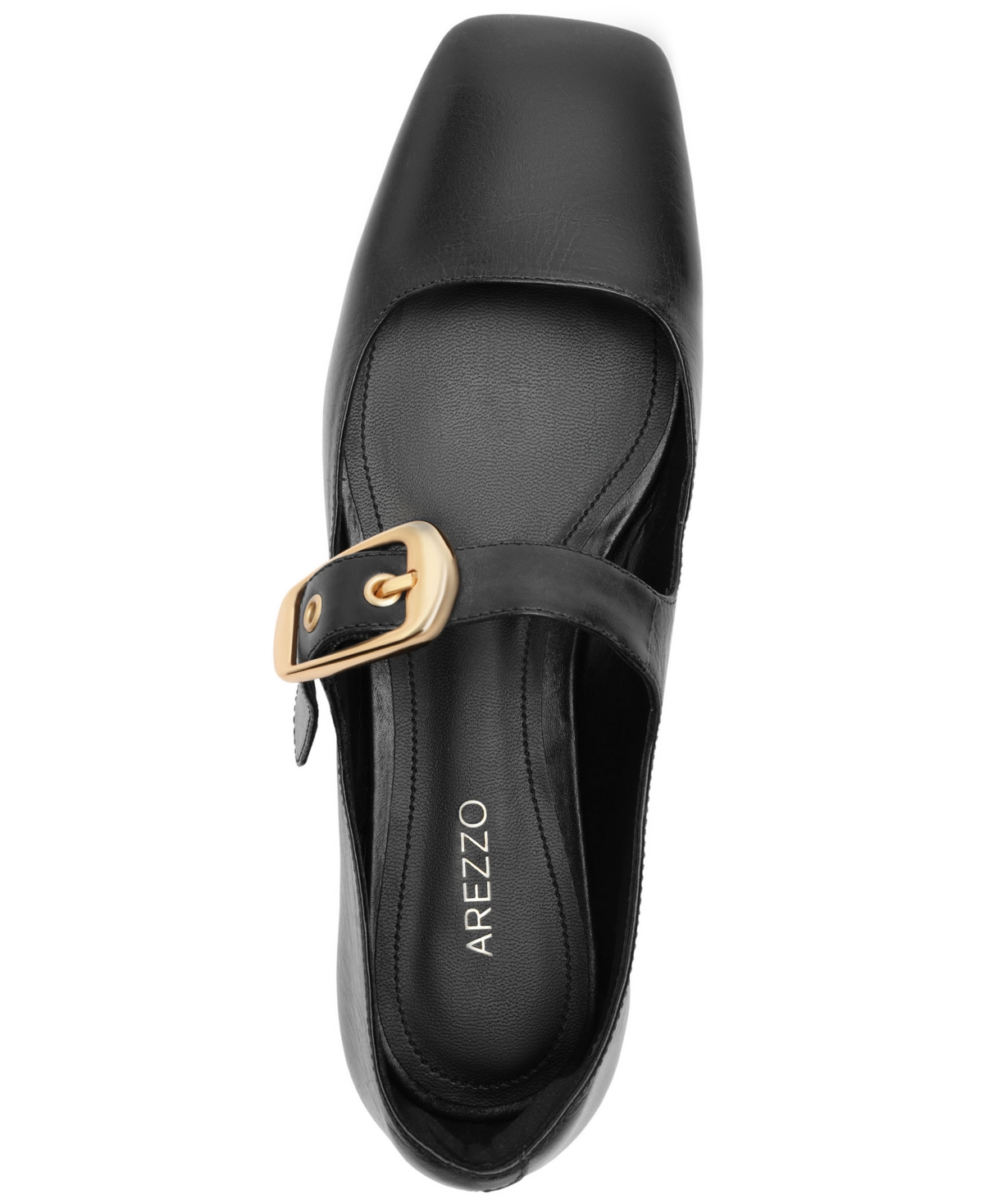 Arezzo Elena Ballet Flat In Black