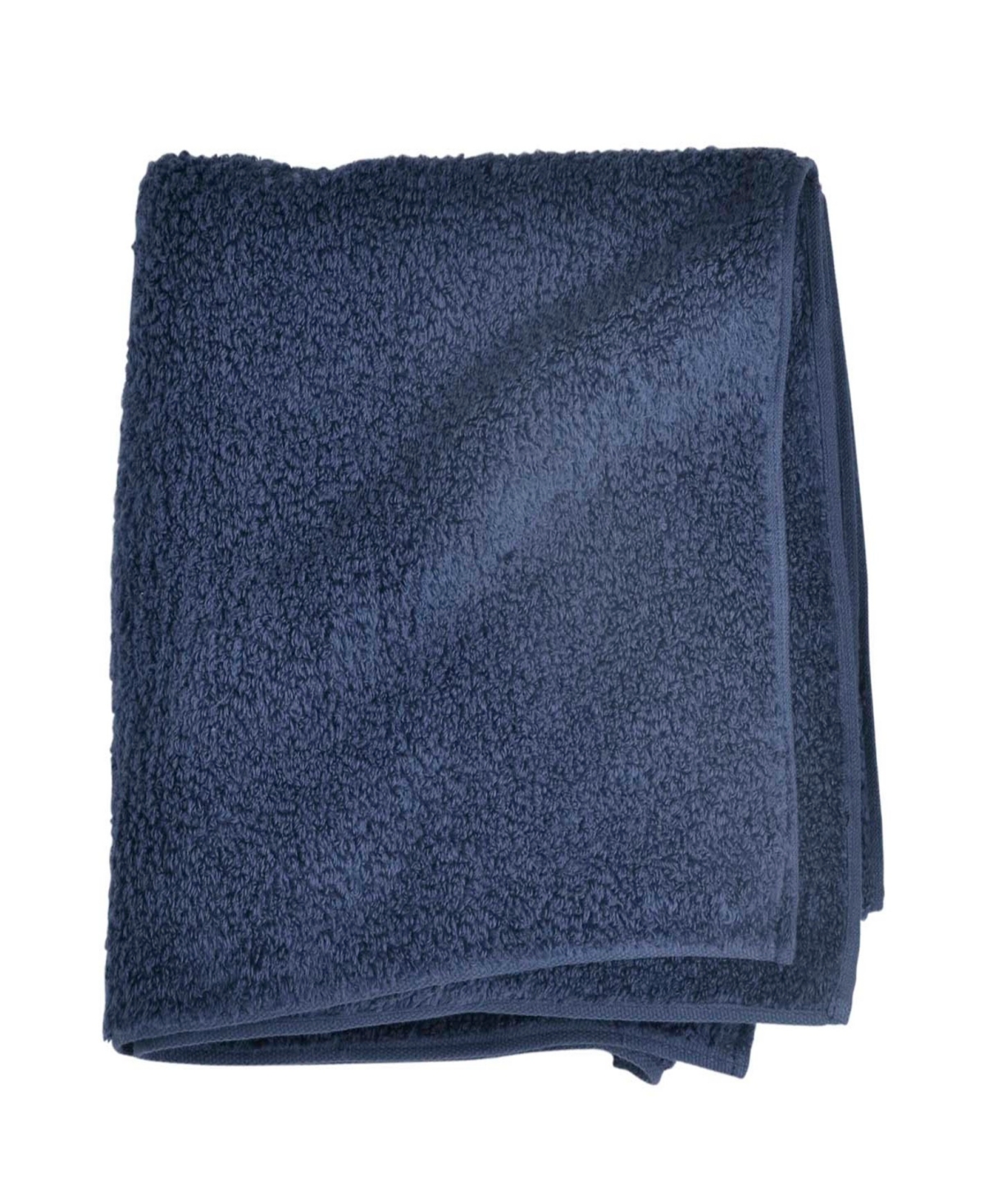 Uchino Zero Twist Hand Towel, 20" X 39" In Blue