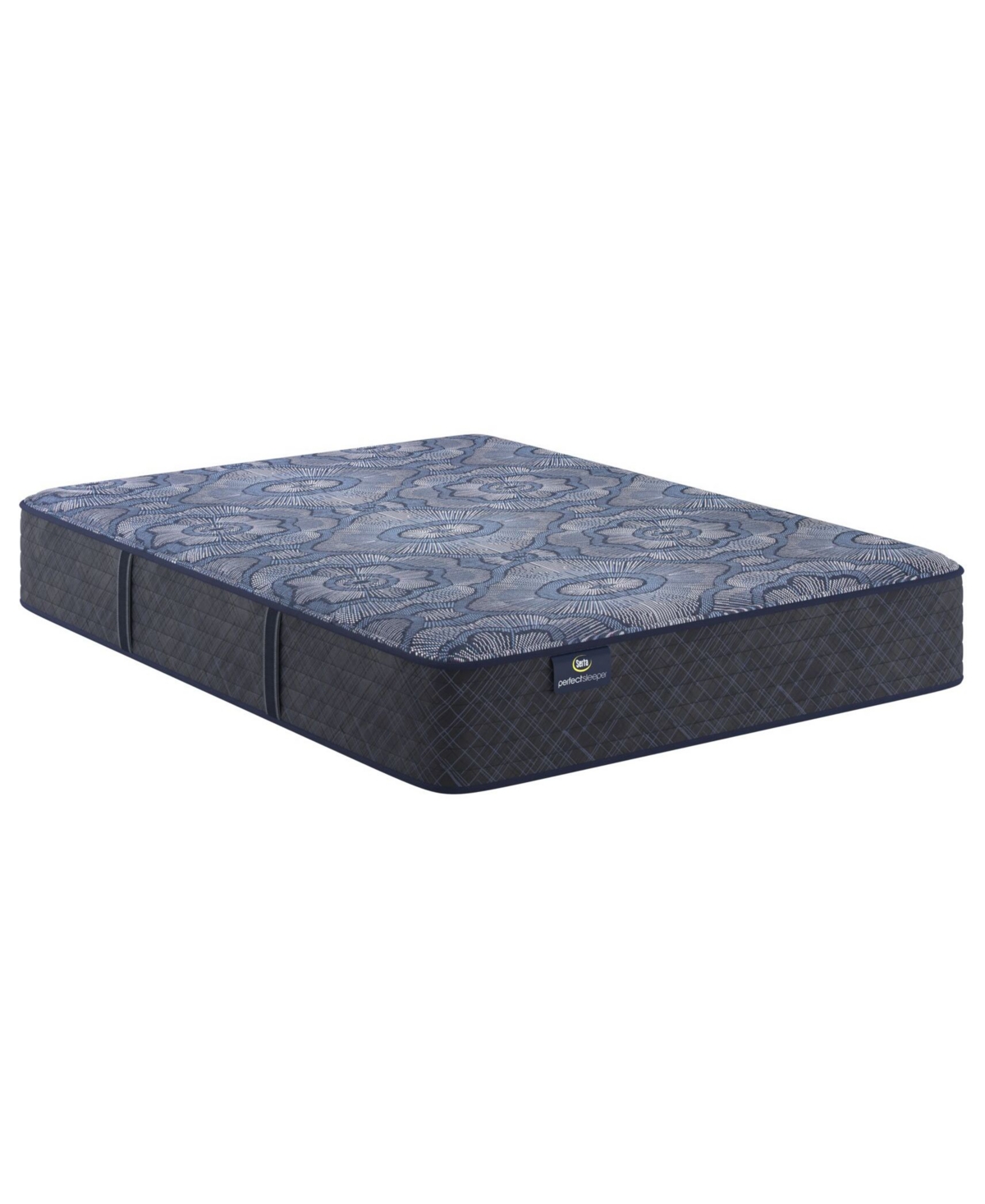 Serta Perfect Sleeper Lavender Falls 12" Medium Hybrid Tight Top Mattress Set, Twin Xl In Transparent