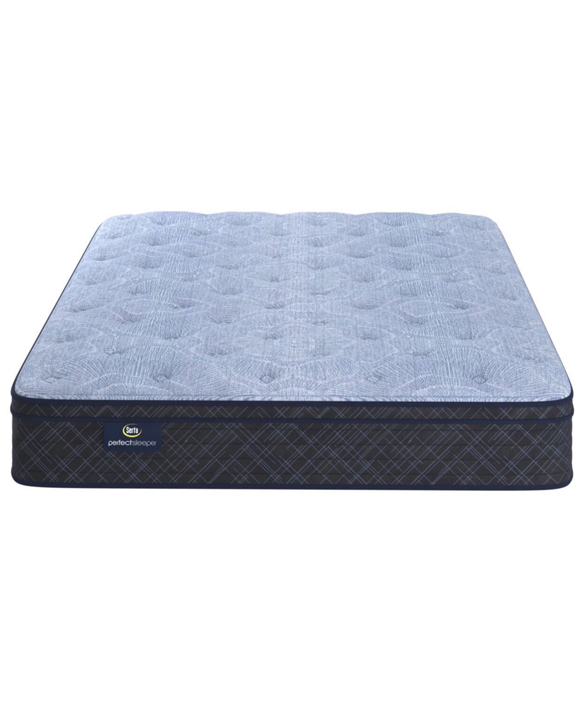 Serta Perfect Sleeper Cobra Lily 11" Plush Euro Top Mattress Set, Queen Split In Gray