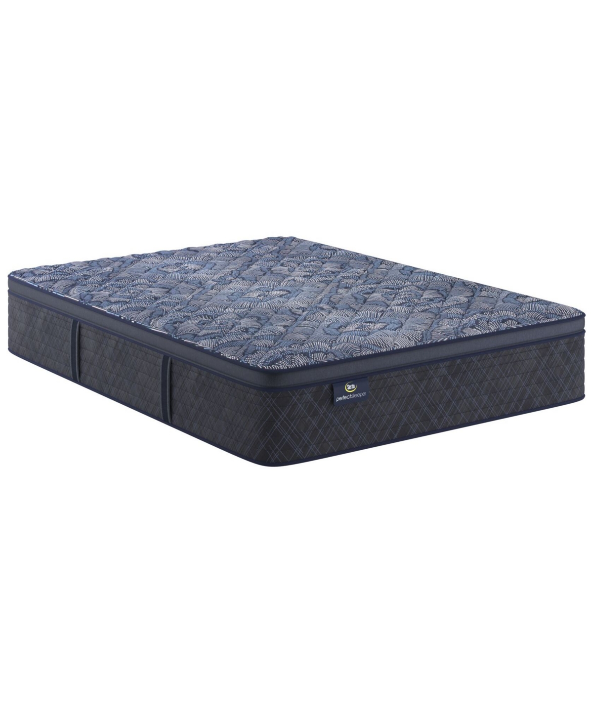 Serta Perfect Sleeper Osiria Rose 14" Firm Pillow Top Mattress Set, Queen Split In Transparent