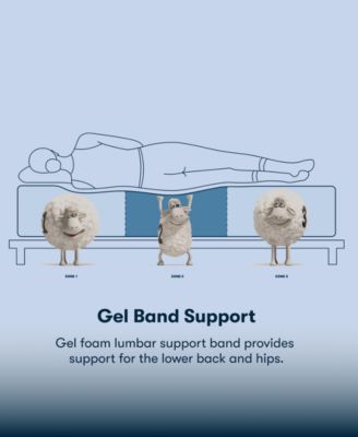 Perfect Sleeper Iceland Poppy 13" Plush Tight Top Mattress Set, Queen