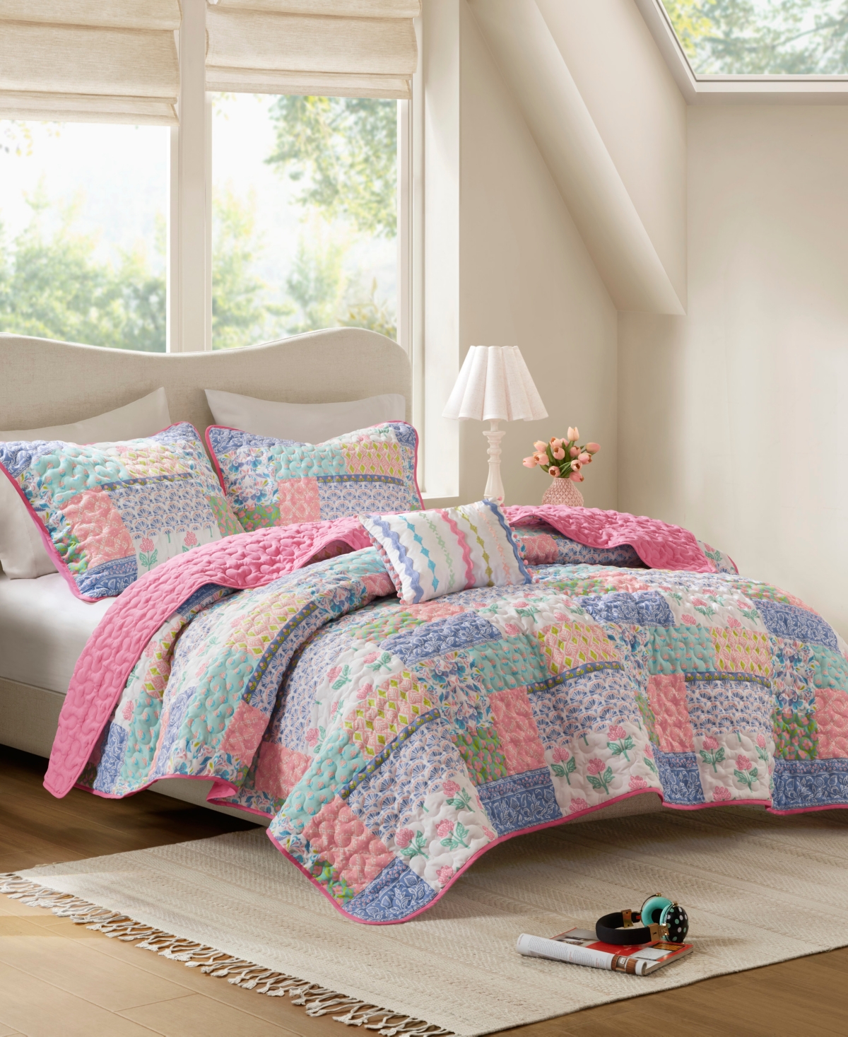 Intelligent Design Nellie Patchwork 4-Pc. Quilt Set, Full/Queen