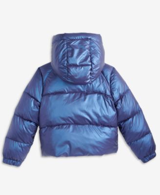 Big Girls Hooded Puffer Coat