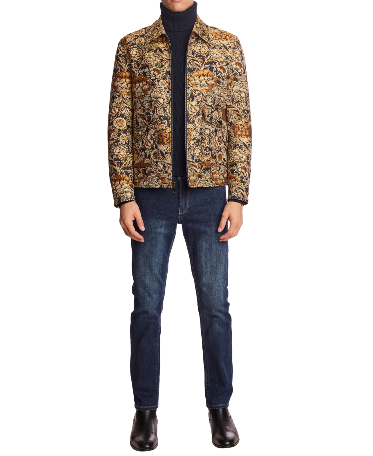 Paisley & Gray Men's Milo Patterned Bomber Jacket