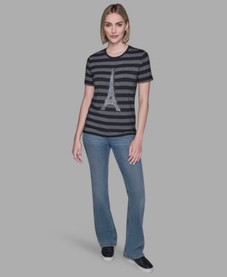 Women's Crewneck Striped T-Shirt