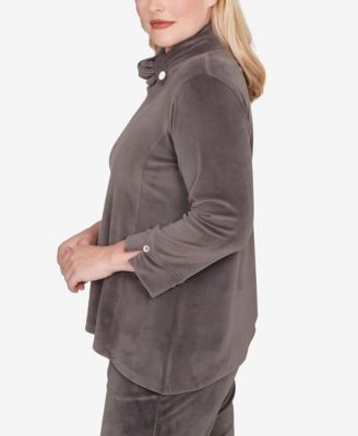 Calm Luxe Luxe Cowl Neck Top