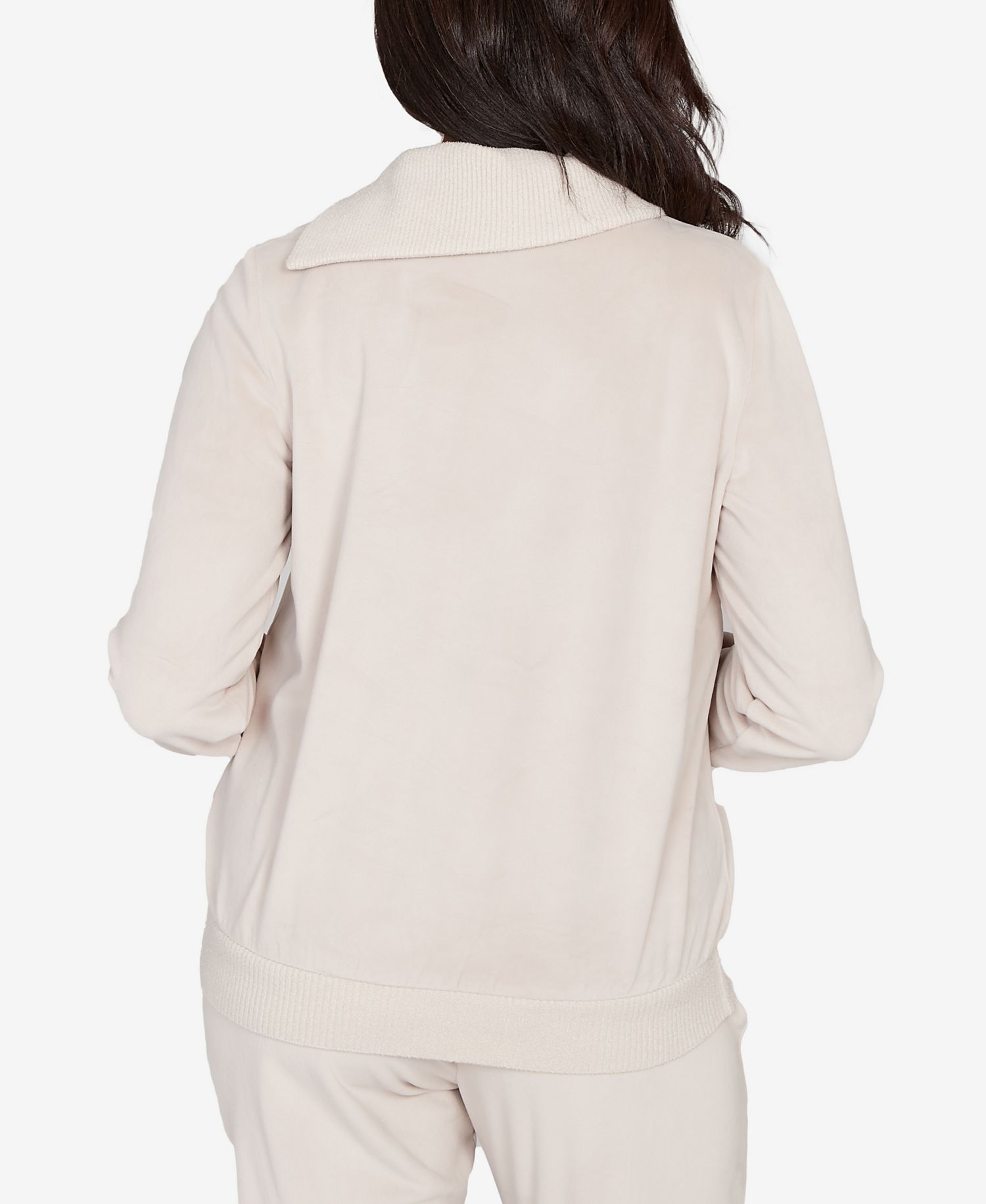 Calm Luxe Solid Shimmer Detail Envelope Neck Top