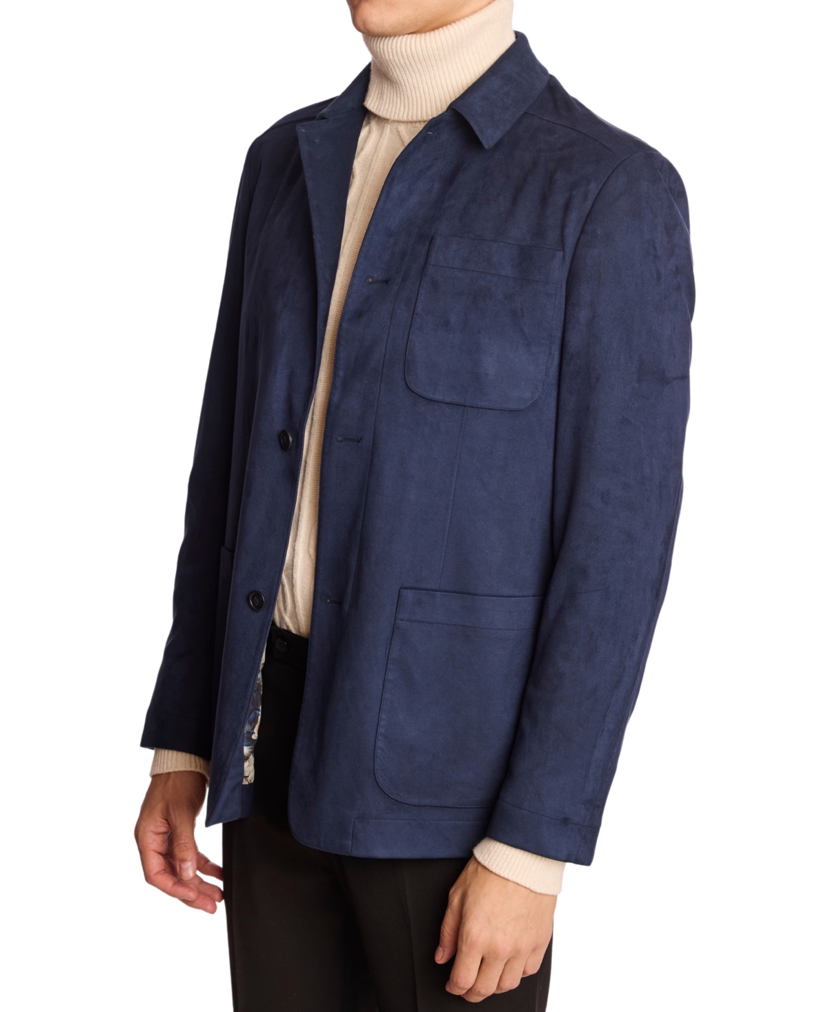 Paisley & Gray Men's Button-up Jacket In Blue
