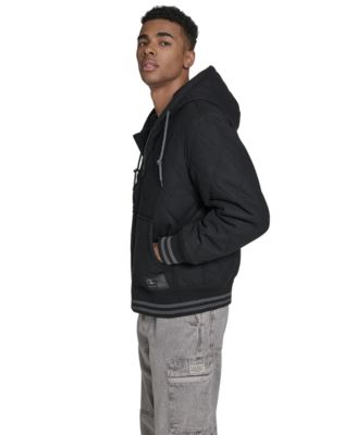 Men's Wool Blend Quilted Jacket