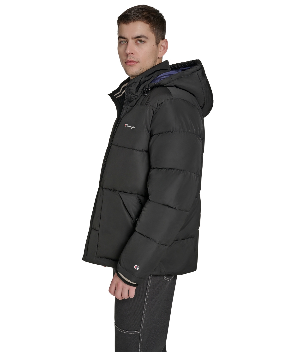 Champion Men's Puffer With Hood Jacket