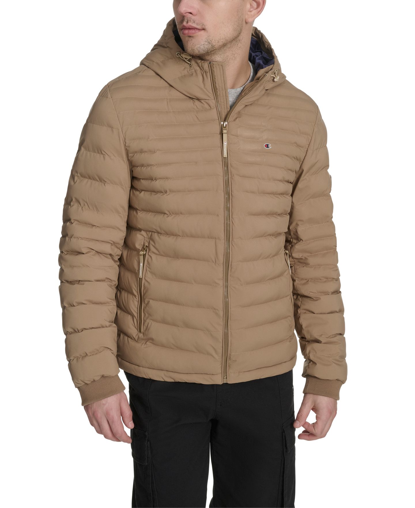 Мужская куртка Champion Stretch Quilted, цвет: Otter — фото 1