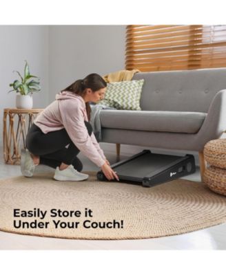 Mini Walking Pad Treadmill – 30" Compact Under-Desk Treadmill with Adjustable Incline, 3MPH Max Speed & No Installation Required