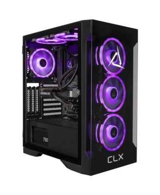 SET Gaming PC - Liquid Cooled Intel Core i9 14900KF 3.2GHz 24-Core, 32GB DDR5 Memory, GeForce RTX 5060 Ti 16GB GDDR7, 2TB SSD, WiFi, Win 11 Home