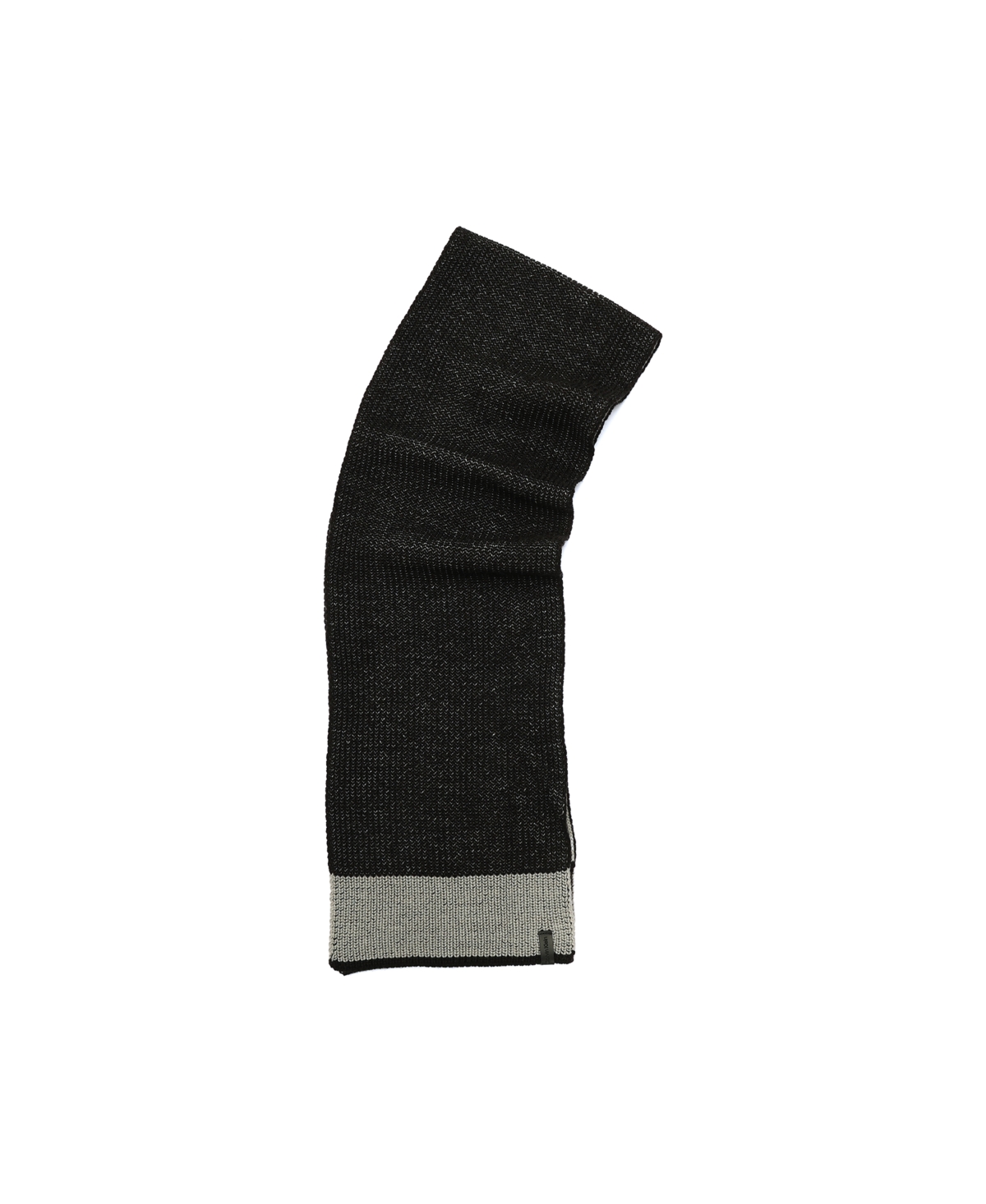 Calvin Klein Men's Color Blocked Fisherman Scarf In Black