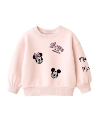 Baby Girls' Mickey and Minnie Top and Pants, 2-Piece Set