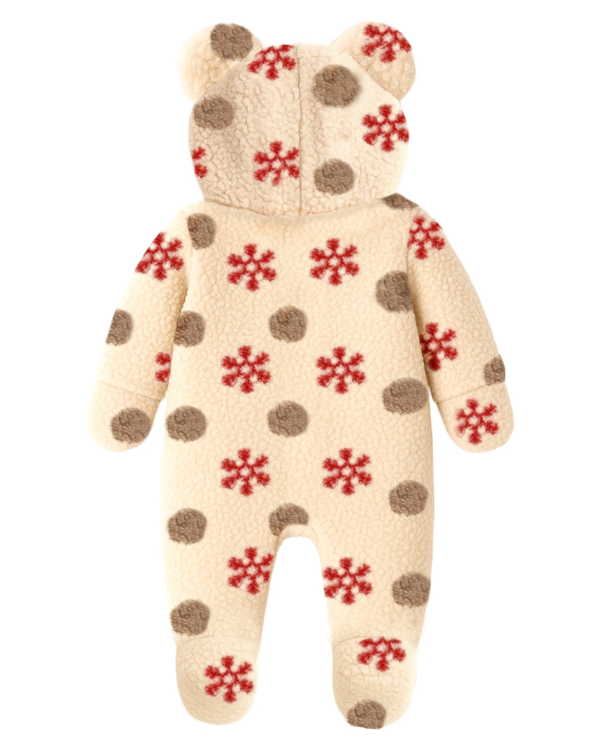 Disney Baby Girls Minnie Mouse Long Sleeves Pram Coverall In Brown