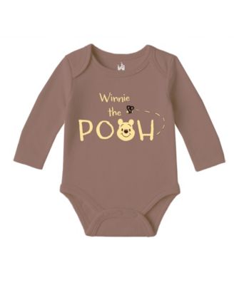 Baby Boys' or Baby Girls' Pooh Bodysuit, Hat, and Pants, 3-Piece Set
