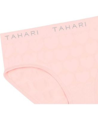 4-Pack Seamless Solid Color Hipsters with Logo Waistband