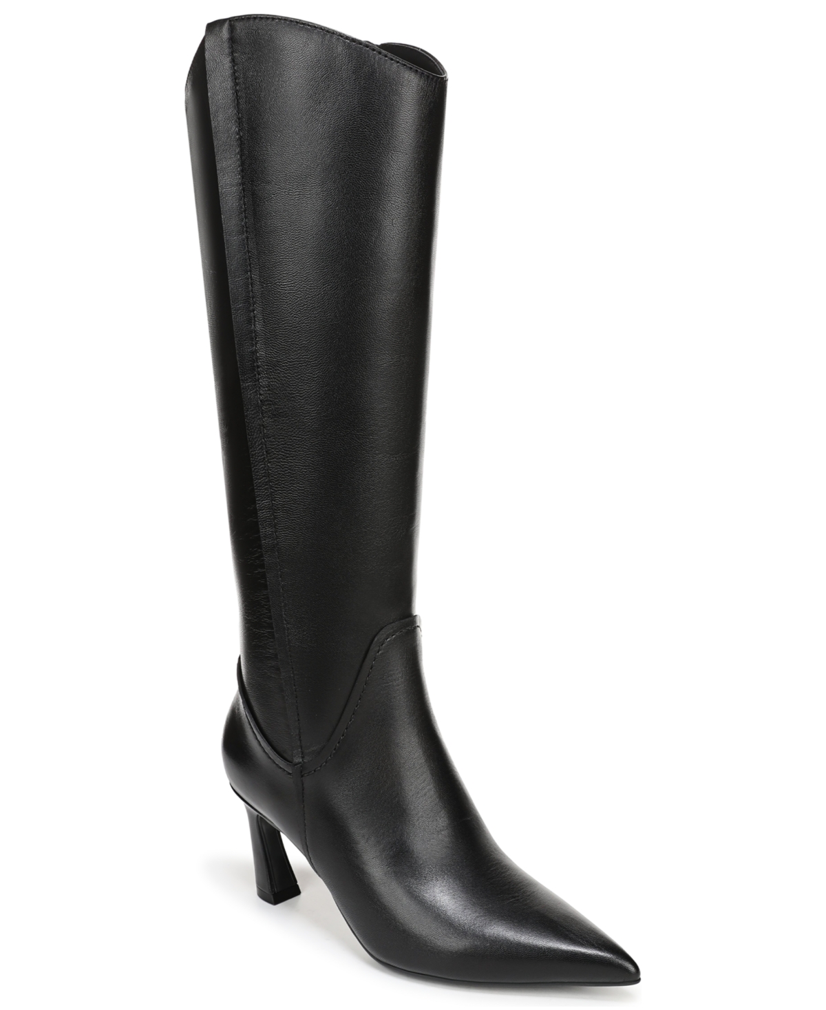 Naturalizer Women's Emily Extra Wide Calf Zip Tall Boots In Black