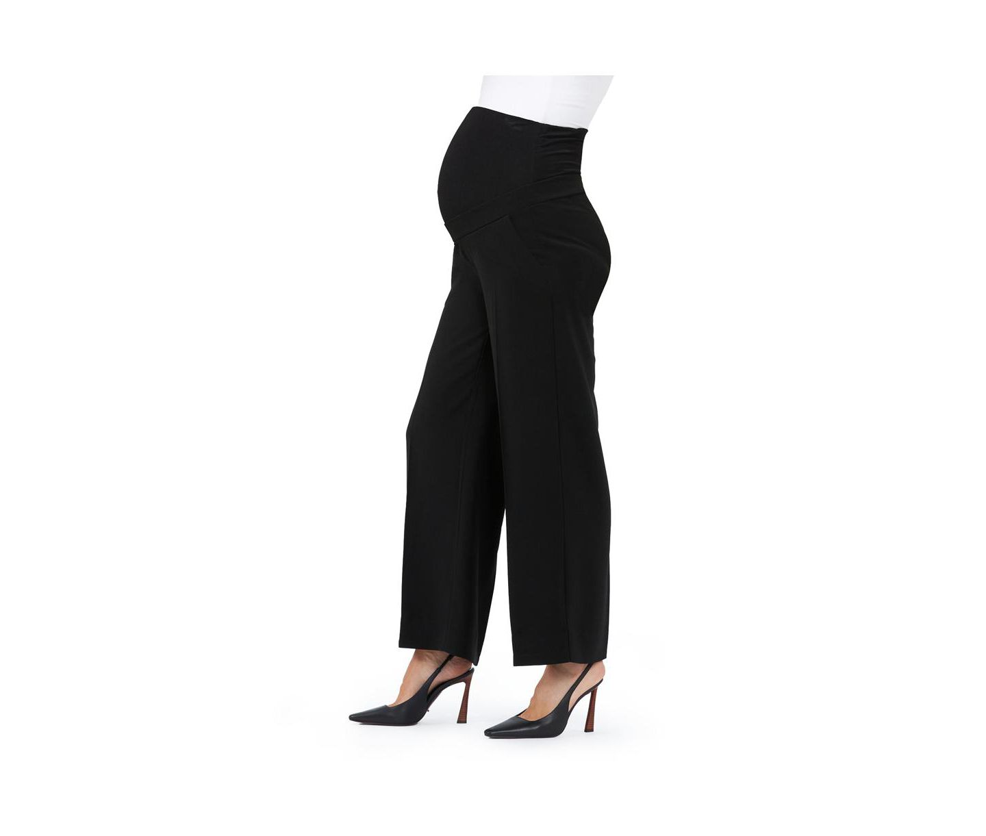 Женские брюки Ripe Maternity Maternity Alexa Wide Leg Pant, цвет: Чёрный — фото 3