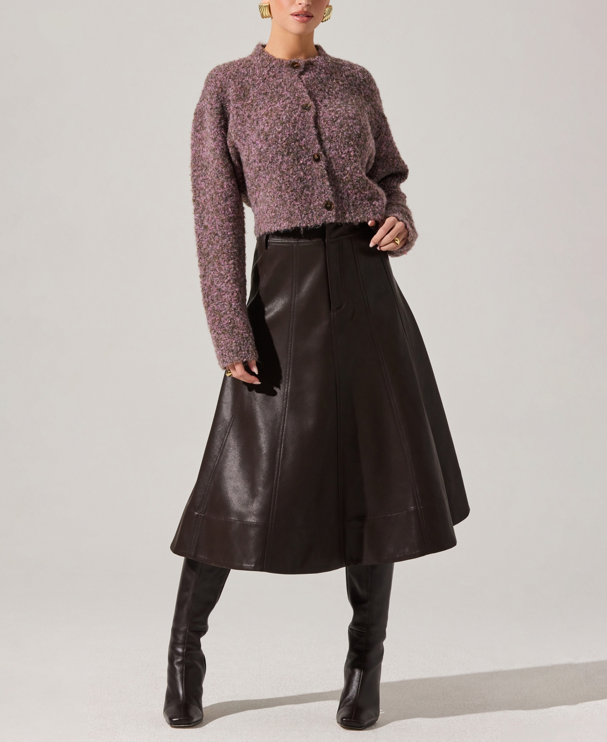 Astr the Label Women's Zhuri A-Line Skirt