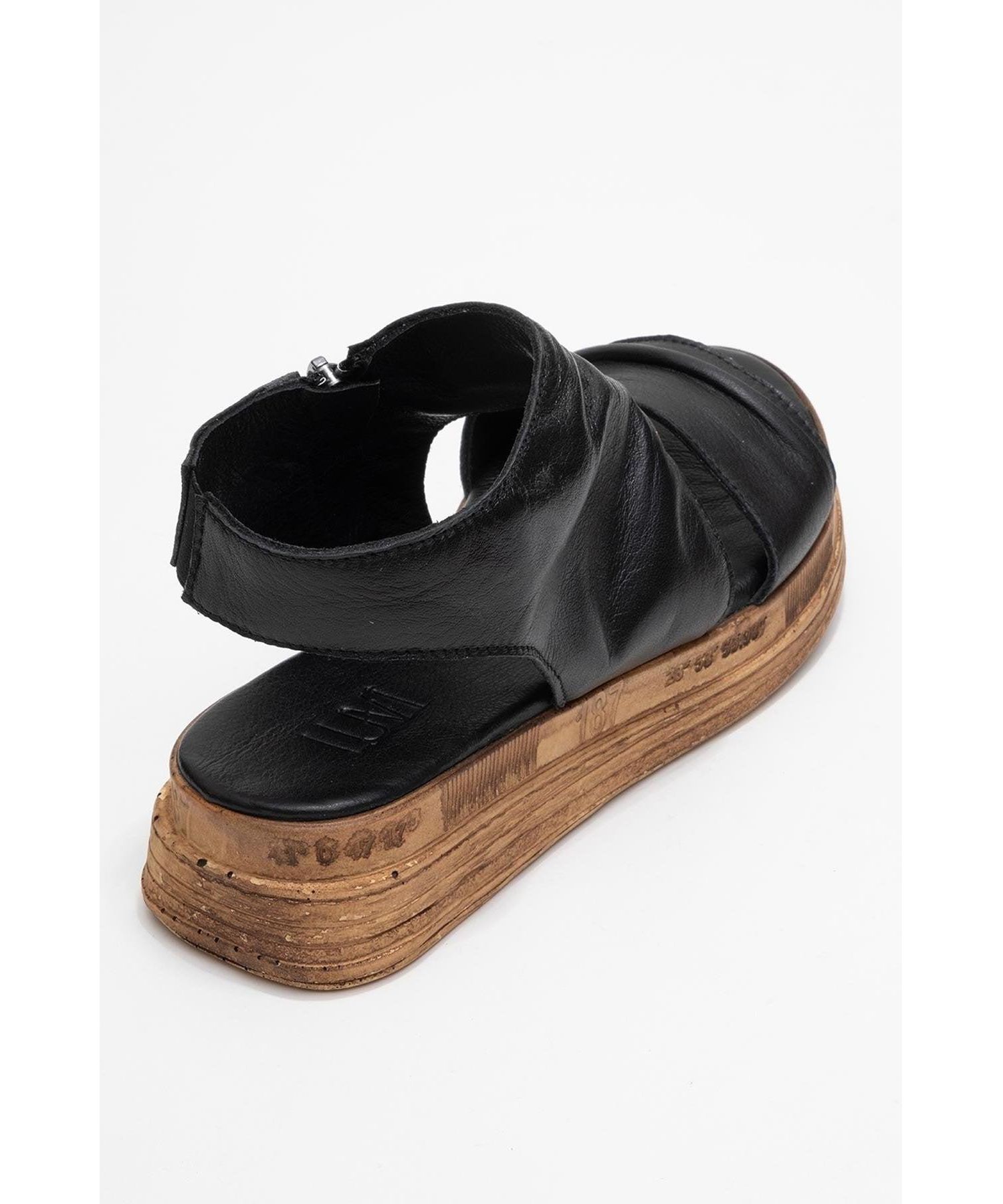 Lunas Leather Side-Zip Sandal (Women)
