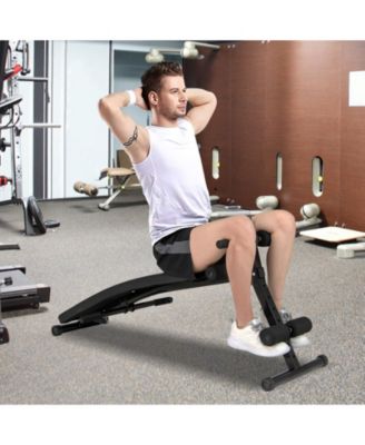 Adjustable Decline Sit Up Bench for Home Gym Core Strength Training